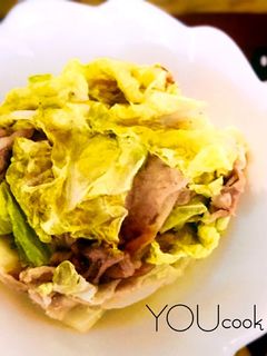 ~簡単豚肉と白菜のレンジ蒸し~-レシピのメイン写真