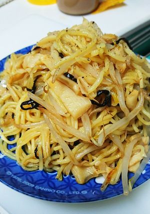 ピリ辛★塩こんぶ焼きそば-レシピのメイン写真