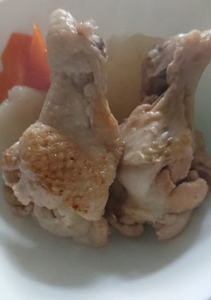 鳥元と長芋と人参煮物-レシピのメイン写真
