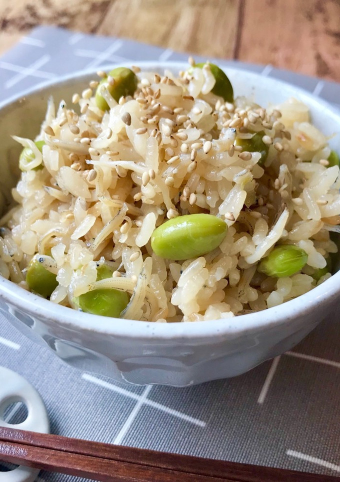 しらすと枝豆の炊き込みご飯-レシピのメイン写真