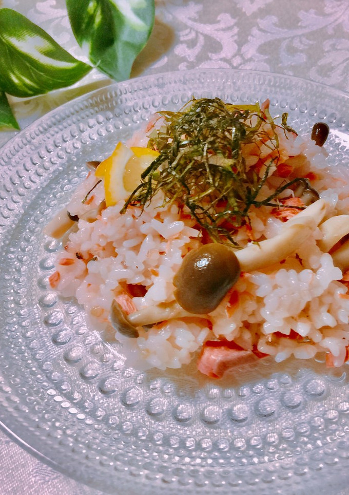 鮭としめじの簡単混ぜご飯-レシピのメイン写真