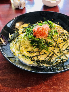 五右衛門風明太子と生海苔のクリームパスタ-レシピのメイン写真