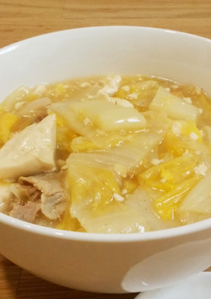 くずし豆腐のとろとろ白菜丼-レシピのメイン写真