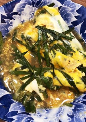 汁まで飲みたくなる簡単ニラ玉-レシピのメイン写真