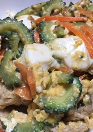 ジーマミー豆腐のゴーヤチャンプル-レシピのメイン写真