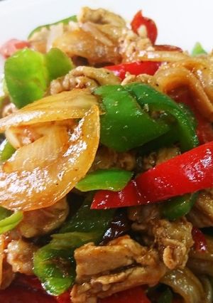 究極のBBQソースで豚肉と野菜の炒め物-レシピのメイン写真