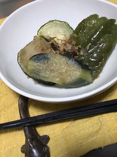 ナスとピーマンの揚げ浸し-レシピのメイン写真