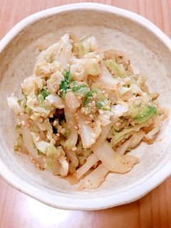 キャベツの胡麻和え-レシピのメイン写真