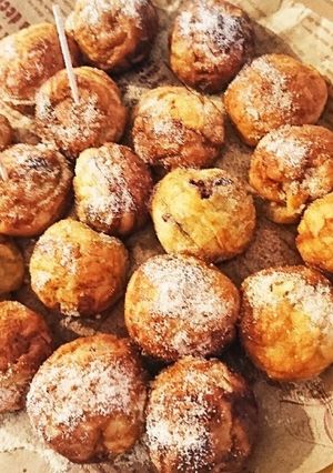 チョコバナナシナモンシュガーたこ焼き-レシピのメイン写真