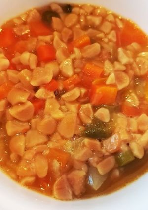 離乳食:納豆と魚と野菜のトマトスープ-レシピのメイン写真