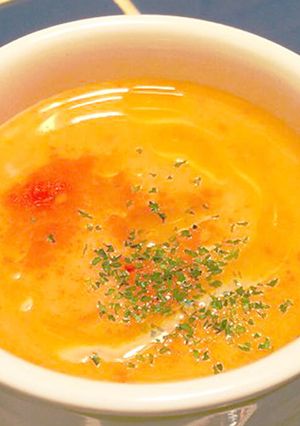 赤パプリカと豆乳の冷たいポタージュ-レシピのメイン写真