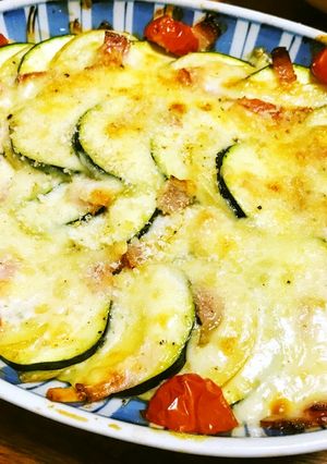 ズッキーニの簡単チーズ焼き♪-レシピのメイン写真