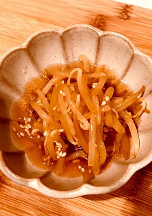 家計に優しい♪もやしの胡麻酢和え-レシピのメイン写真