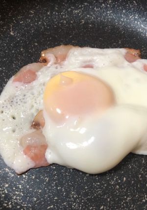 目玉焼き 簡単 3分放ったらかし-レシピのメイン写真