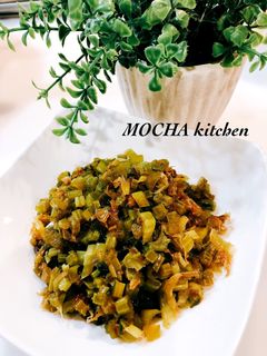 捨てないで!カブの茎のごま油炒め-レシピのメイン写真