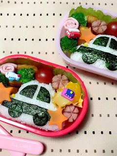 幼稚園 簡単 パトカー弁当-レシピのメイン写真