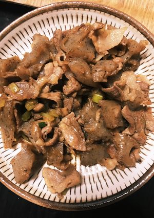 自分メモ 豚バラコンニャク-レシピのメイン写真