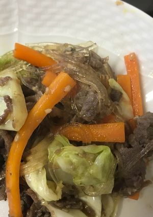 プルコギビーフで簡単チャプチェ-レシピのメイン写真