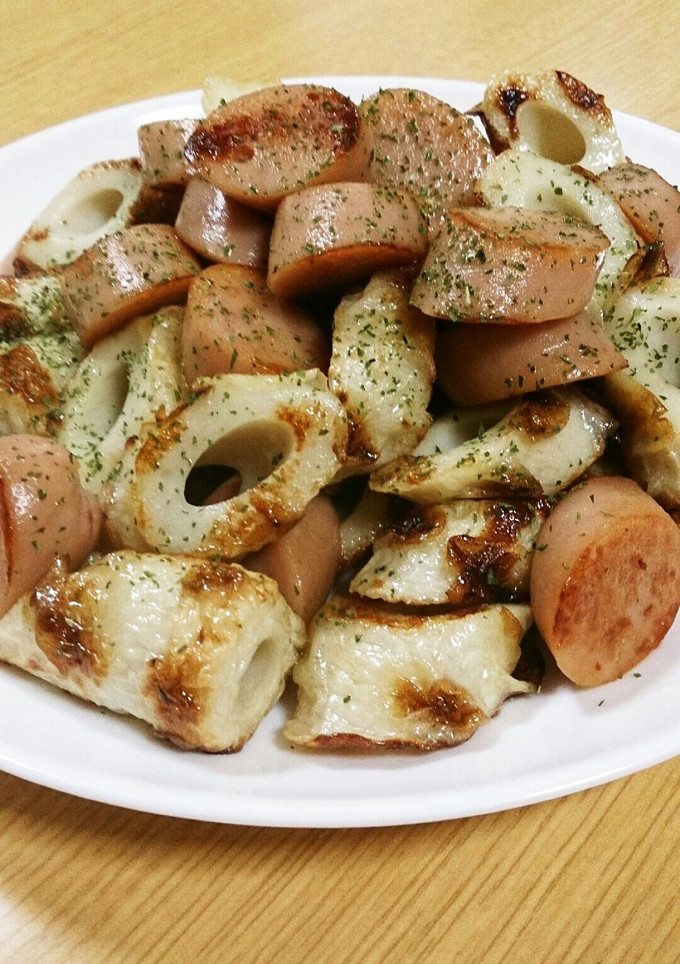 ちくわと魚肉ソーセージのバター炒め-レシピのメイン写真
