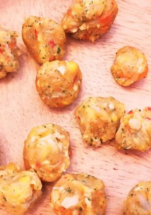 掴み食べに♪じゃがいも野菜のだんご☆-レシピのメイン写真