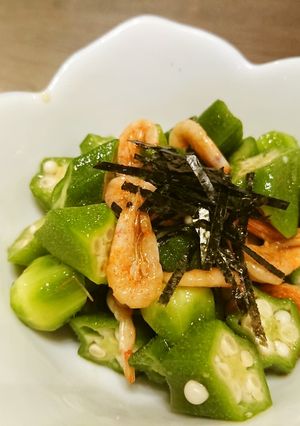 オクラと桜エビのわさび和え-レシピのメイン写真