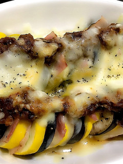 簡単!ナスとズッキーニの味噌チーズ焼き-レシピのメイン写真