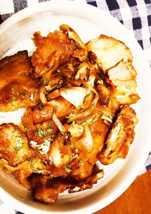 豚バラの照り焼き丼-レシピのメイン写真