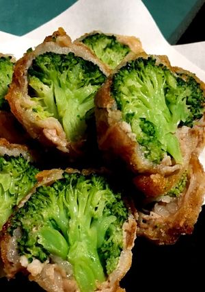 ブロッコリーの豚巻き竜田揚げ-レシピのメイン写真