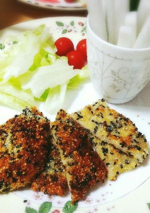 黒ごま香るチーズパン粉のポークカツレツ-レシピのメイン写真