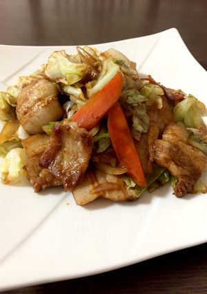 豚バラとキャベツで回鍋肉みたいなの-レシピのメイン写真