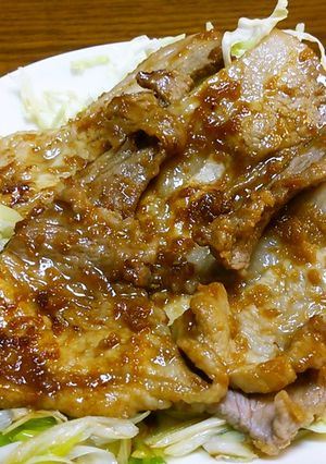 豚バラの生にんにく焼き。-レシピのメイン写真