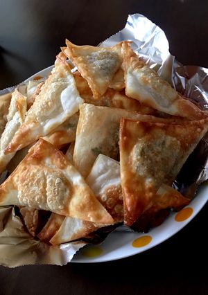 ワンタン皮でパリパリさば餃子☆-レシピのメイン写真
