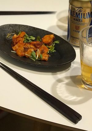 タコのハリッサ和え-レシピのメイン写真