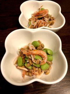 あと一品☆枝豆と桜えびの納豆和え-レシピのメイン写真