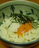 ◎市販のパスタソースで♪明太おろしうどん
