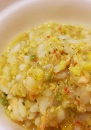離乳食:アボカドと鮭のリゾット☆-レシピのメイン写真