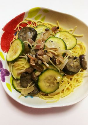 ズッキーニとナスのさっぱりパスタ-レシピのメイン写真