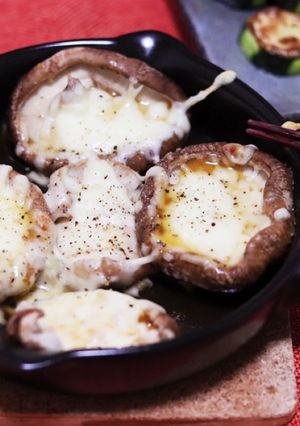 すぐでき一品♪しいたけのチーズ焼き-レシピのメイン写真