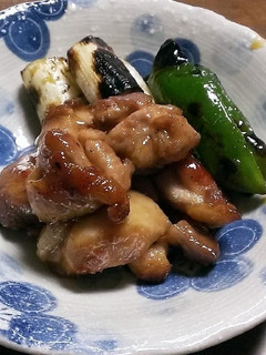 焼き鳥と焼き葱、焼きピーマン-レシピのメイン写真