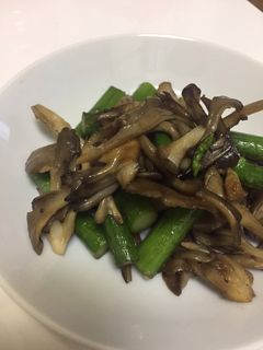 舞茸とアスパラの中華炒め-レシピのメイン写真