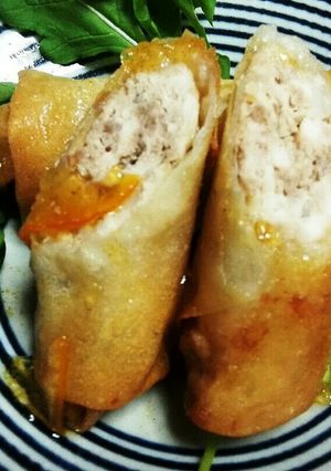 カリカリ食感！ナッツミートロール♪-レシピのメイン写真
