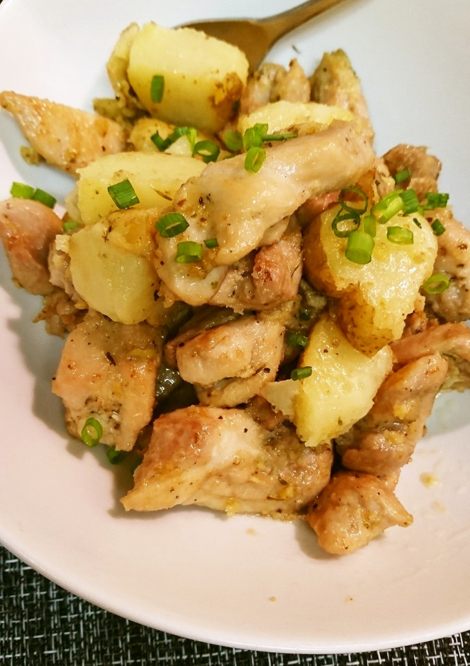 QP鶏じゃがゆず胡椒炒め-レシピのメイン写真
