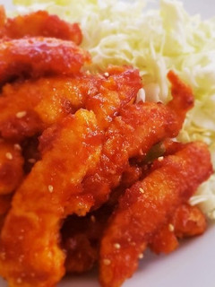 鶏胸の甘ピリ辛揚げ-レシピのメイン写真