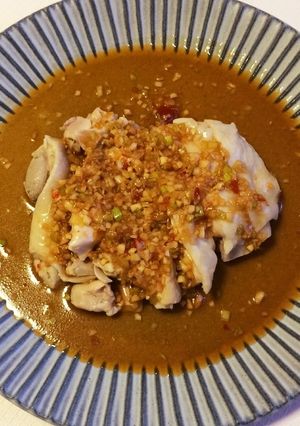 茹で鶏のスパイシーねぎソース-レシピのメイン写真