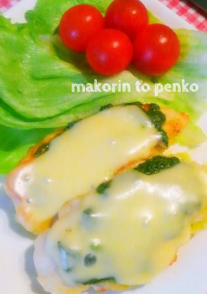 節約!簡単*鶏ササミのバジルチーズソテー-レシピのメイン写真