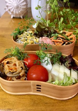バターしらすのスクランブルワッパお弁当-レシピのメイン写真