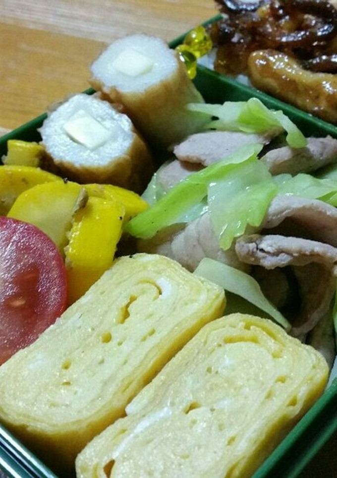 お弁当に豚こまとキャベツの簡単炒め-レシピのメイン写真