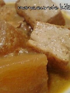 大根と厚揚げのごま炊き-レシピのメイン写真