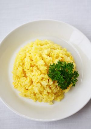 カレーに♪炊飯器で簡単【サフランライス】-レシピのメイン写真