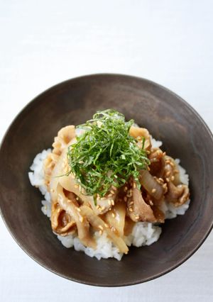 簡単甘旨♪【豚の照り焼き丼】-レシピのメイン写真